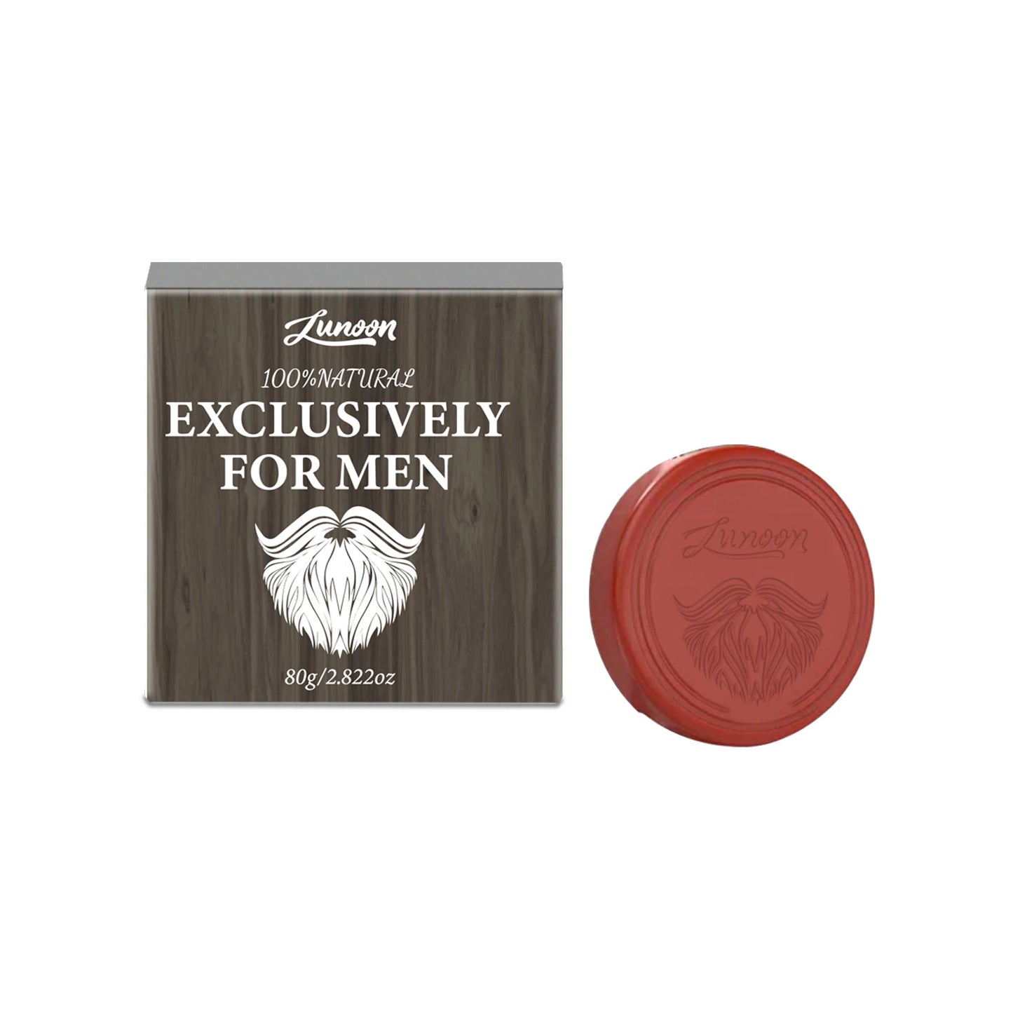 Men's Shaving Soap Bar Handmade Smooth Nourishing Texture - Organic Foam Shaving Cream for Men Face Freshness & Cleanliness 80g
