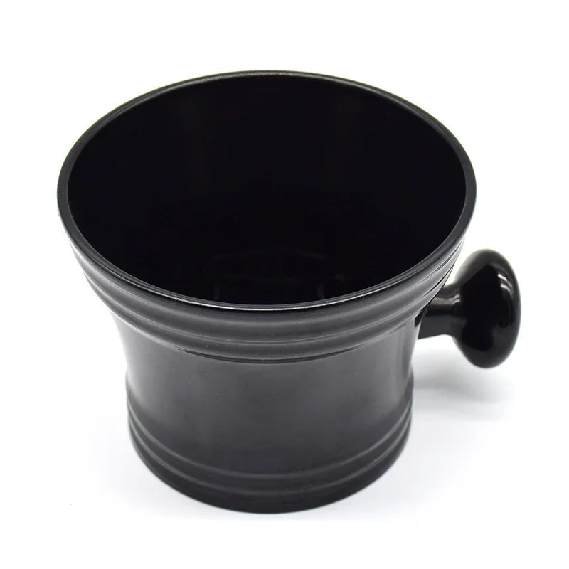 Mens Shaving Soap Bowl Barber Beard Cleaning Tools Cup Durable  Handle Soap Mug Bowl Home Salon Barbershop Shaving Appliance