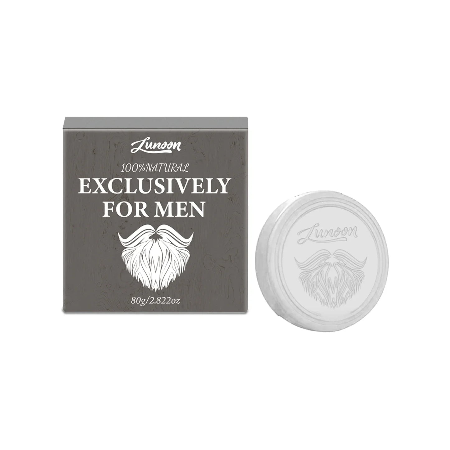Men's Shaving Soap Bar Handmade Smooth Nourishing Texture - Organic Foam Shaving Cream for Men Face Freshness & Cleanliness 80g