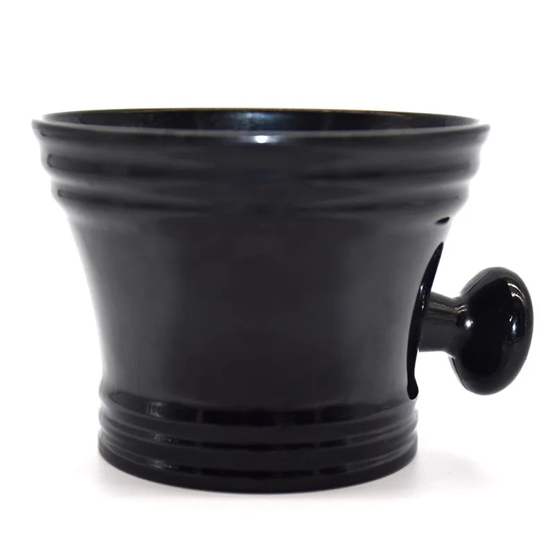 Mens Shaving Soap Bowl Barber Beard Cleaning Tools Cup Durable  Handle Soap Mug Bowl Home Salon Barbershop Shaving Appliance