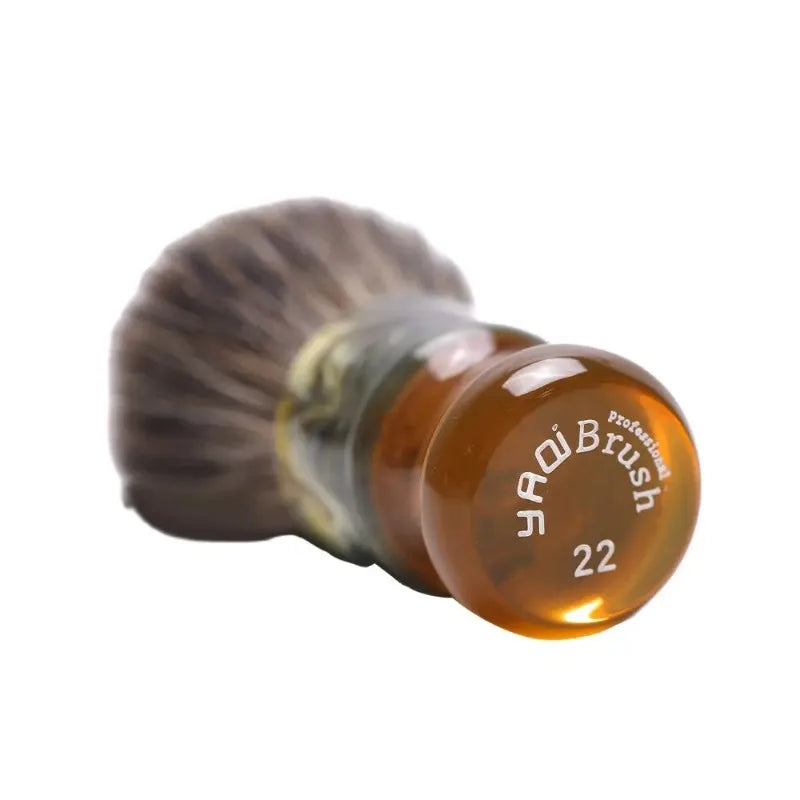 YAQI 100% Pure Badger Hair Resin Handle Wet Shaving Brush 24MM Sagrada Familia Portable Travel Cleaning Tools And Shaving Soap