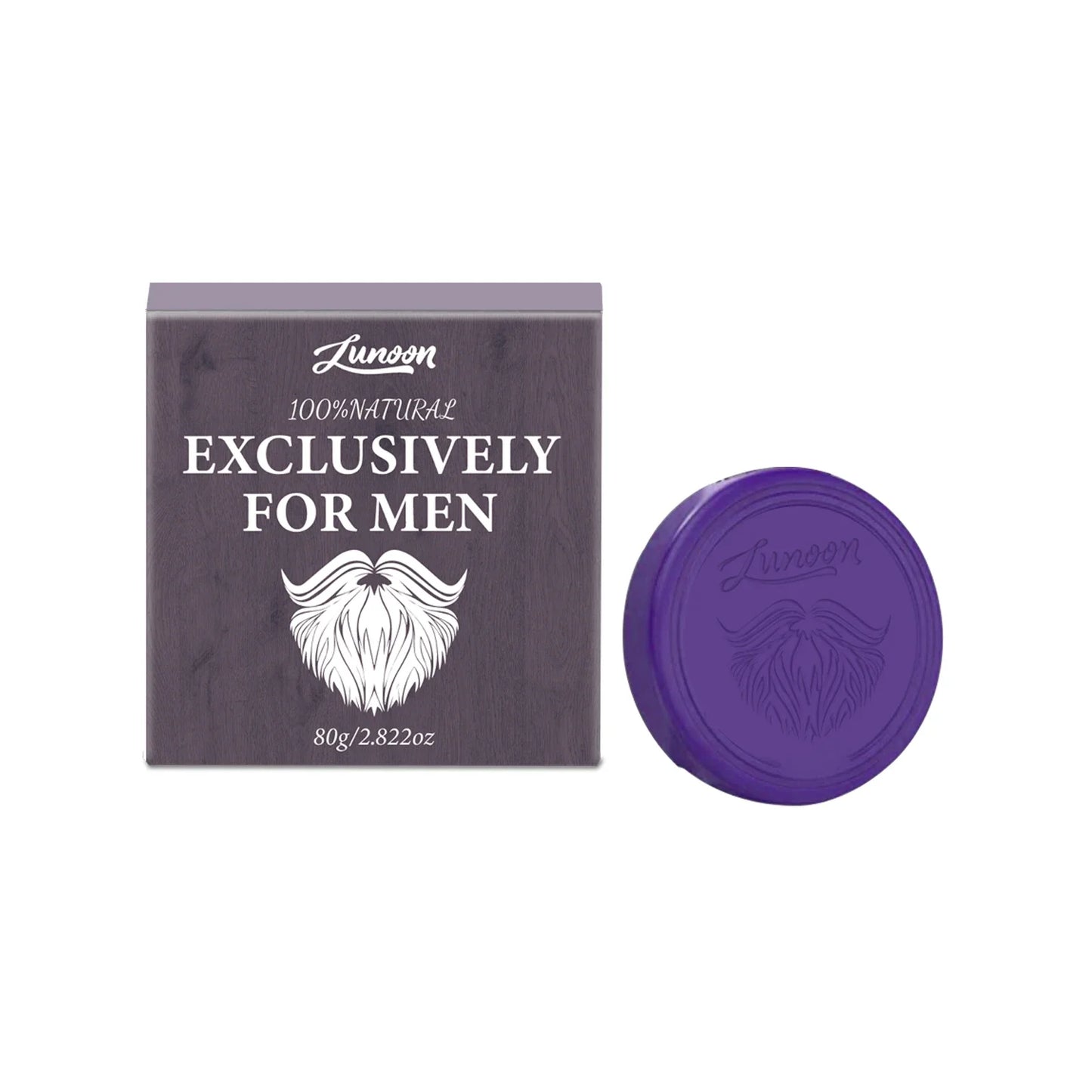 Men's Shaving Soap Bar Handmade Smooth Nourishing Texture - Organic Foam Shaving Cream for Men Face Freshness & Cleanliness 80g
