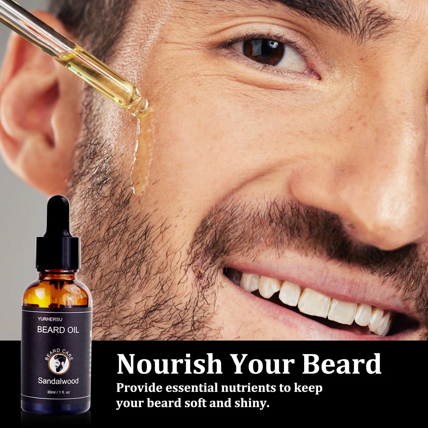 Men's beard care three piece set: Enjoy a new shaving experience with luxury