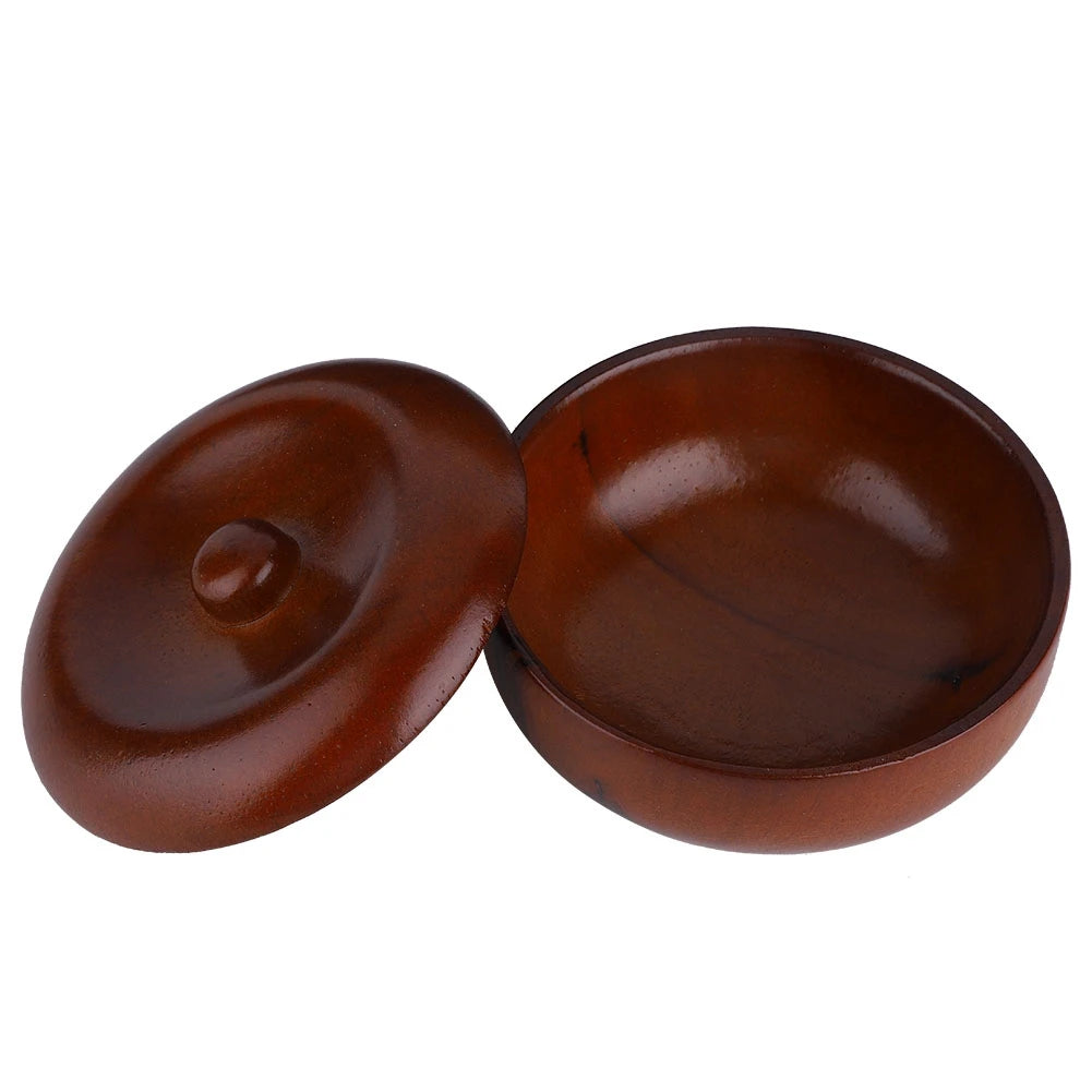 Foam Shaving Bowl Men Shaving Bowl Rubber Wood Shaving Soap Cream Bowl Men Foaming Shaving Bowl with Cover Shaving Cream Bowl