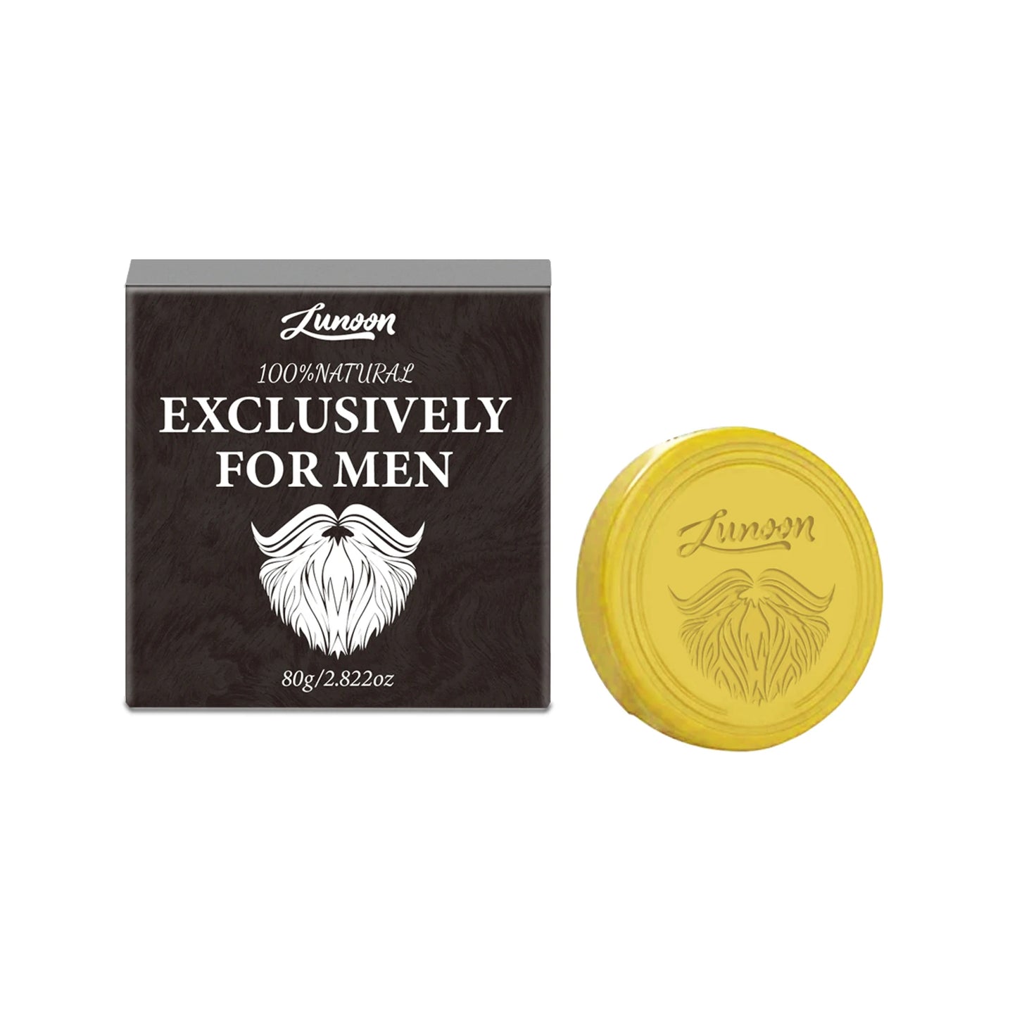 Men's Shaving Soap Bar Handmade Smooth Nourishing Texture - Organic Foam Shaving Cream for Men Face Freshness & Cleanliness 80g